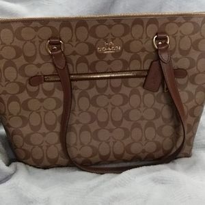Awesome coach khaki saddle 2 Gallery tote